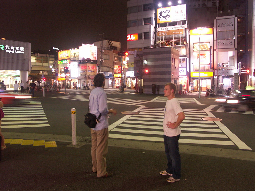 Walking to Shinjuku