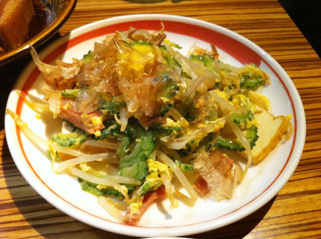 ゴーヤーチャンプル Mixed fried bitter gourd