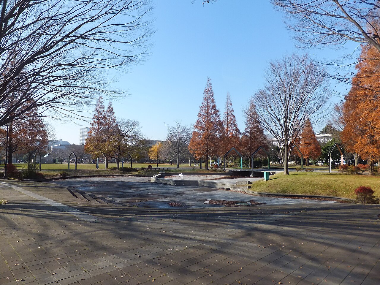 Anagawa central park is in Inage ward, Chiba city, Chiba prefecture.