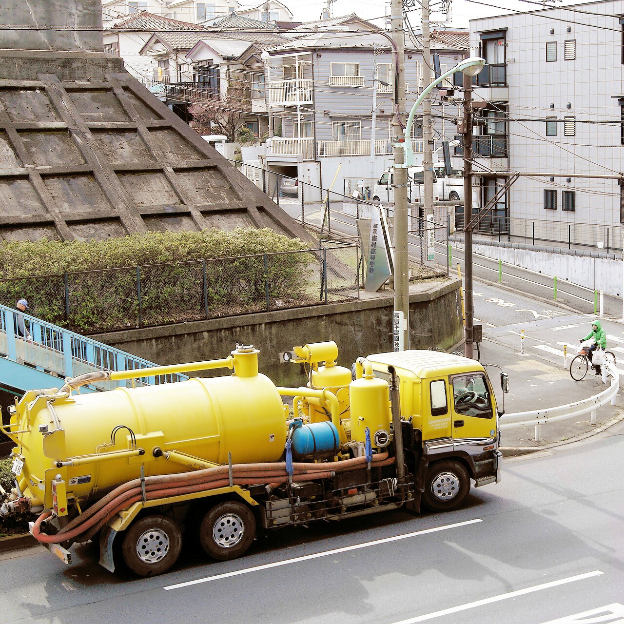 Special Tank truck in Tokyo.