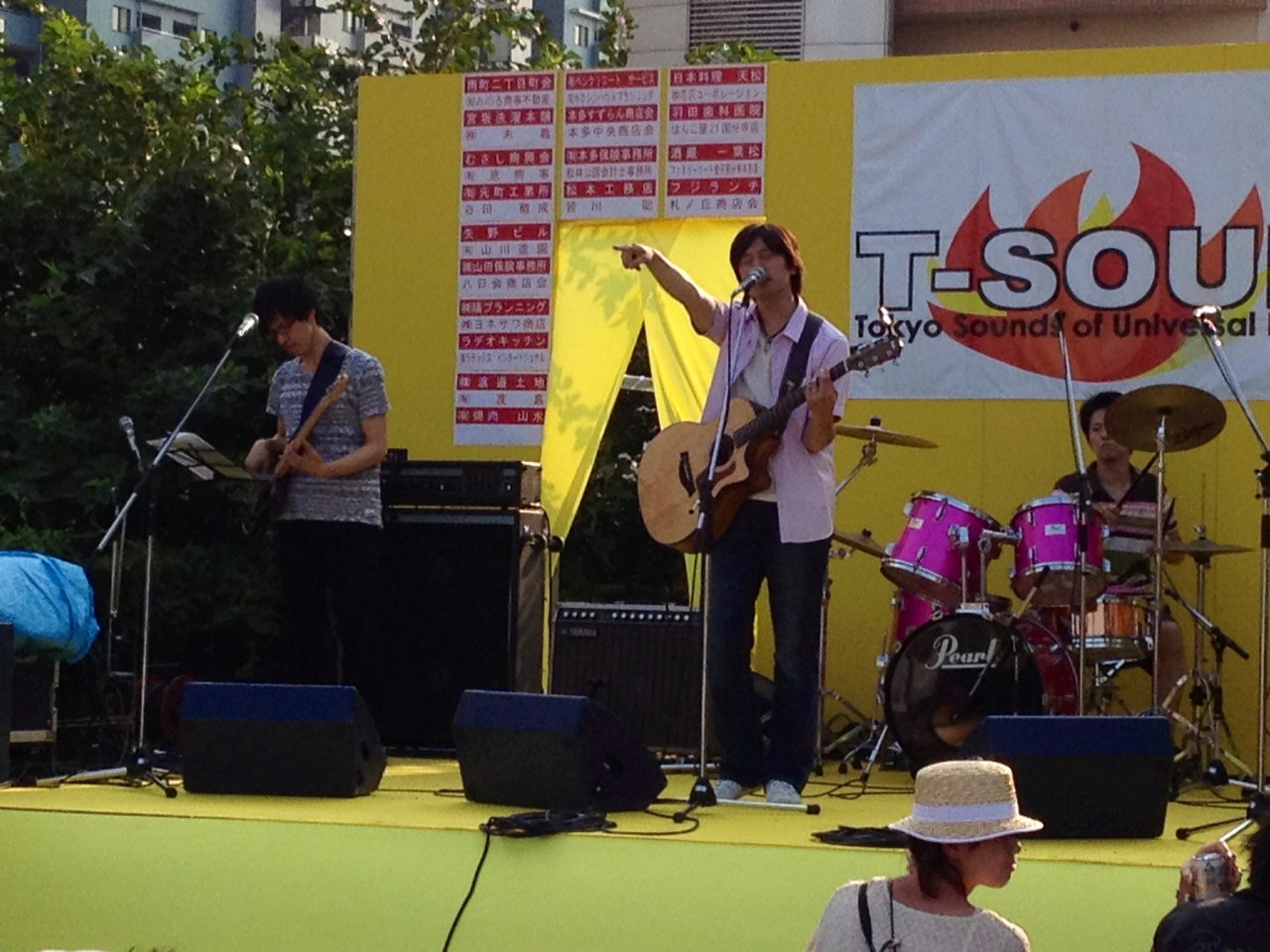 T-SOUL2012ビートステージ出演時の様子