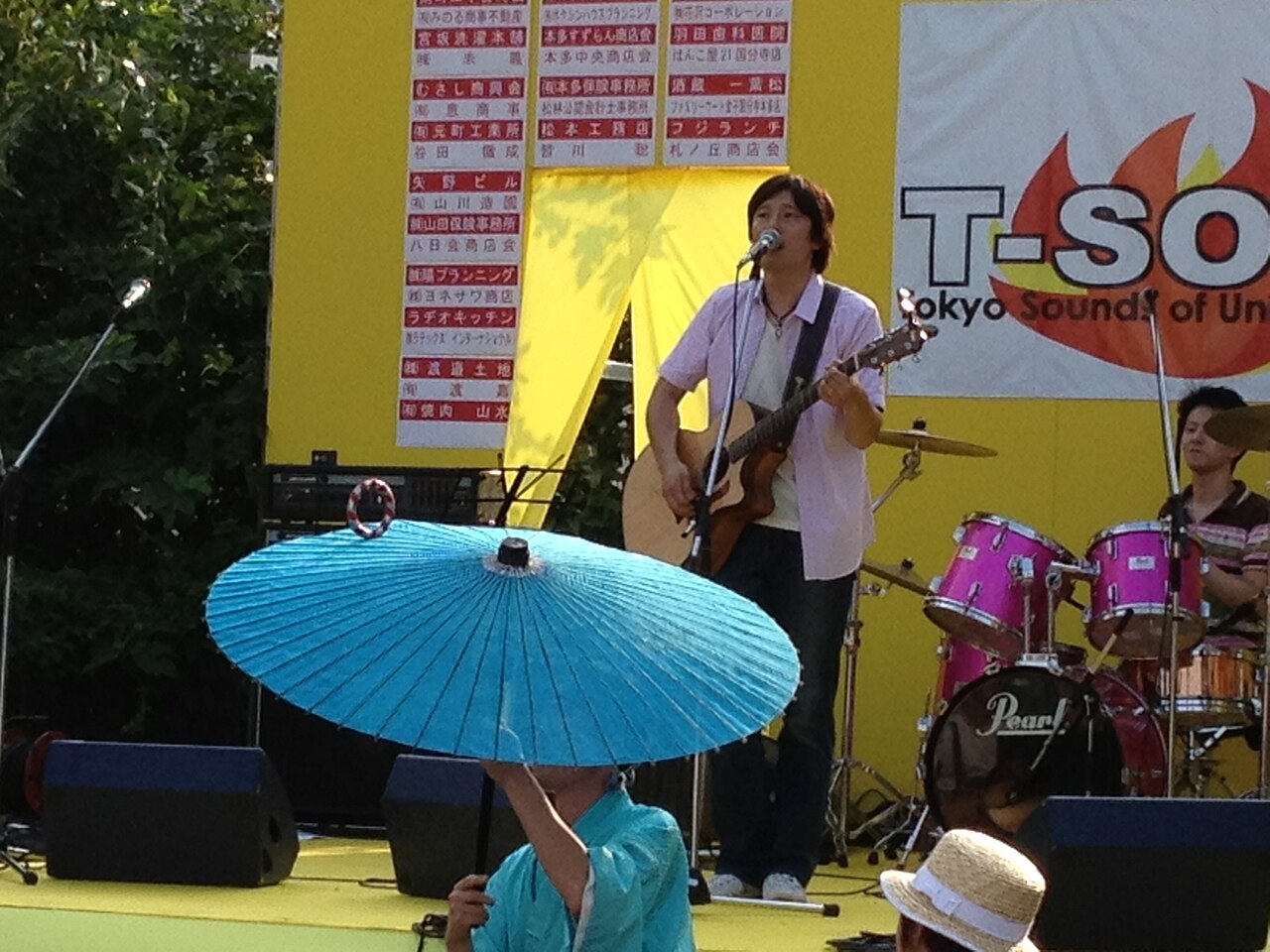 T-SOUL2012ビートステージ出演時の様子