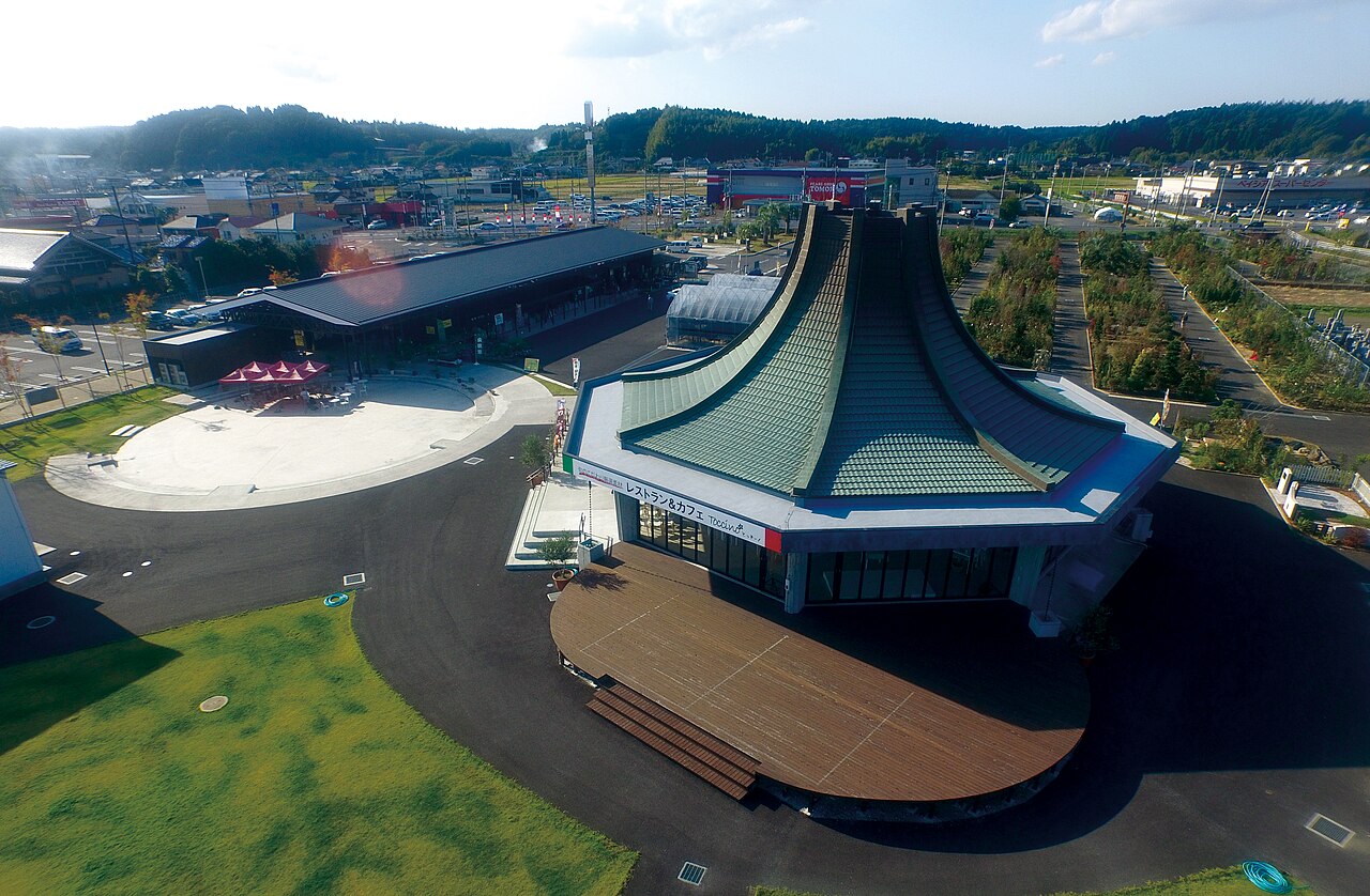 千葉県東金市田間1300-3 道の駅みのりの郷東金
上空からの画像(みのり1号による撮影)