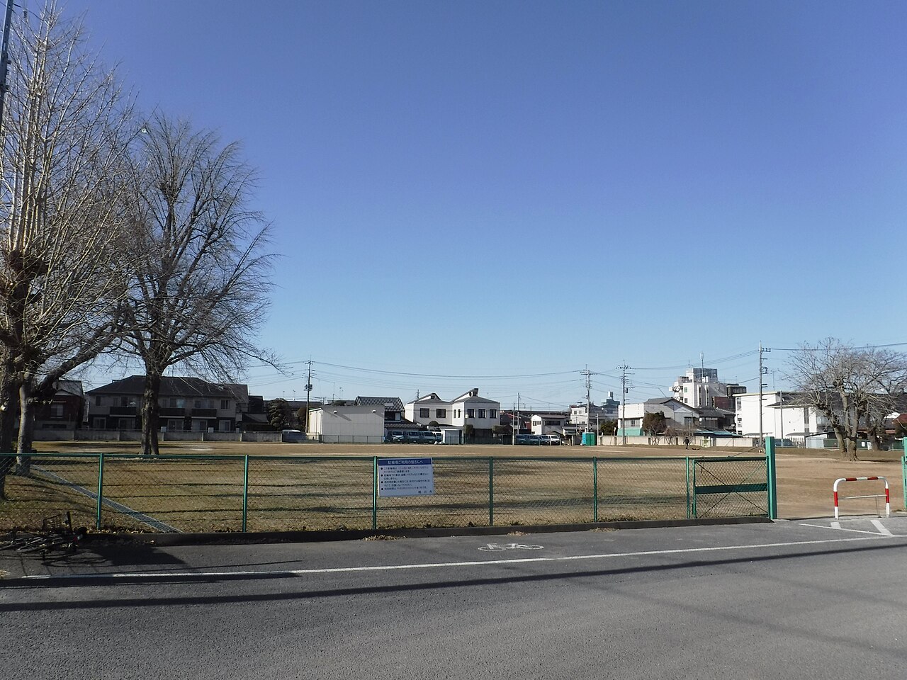 Kotobuki Square, former site of Okegawa Minami Elementary School, located in Okegawa, Saitama, Japan