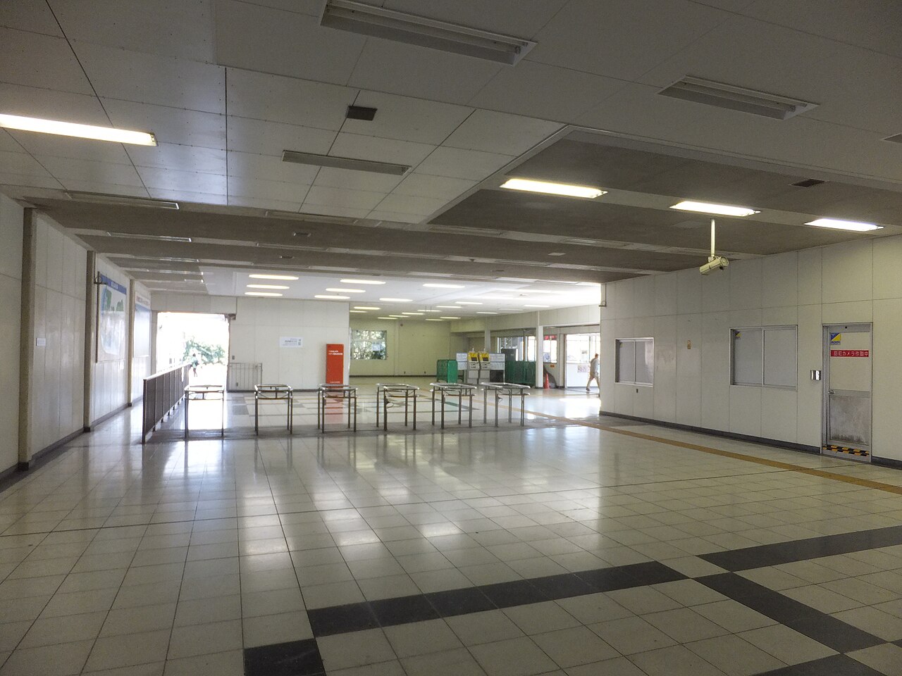 Seibuen Station operated by Seibu Railway, in Higashimurayama, Tokyo, Japan