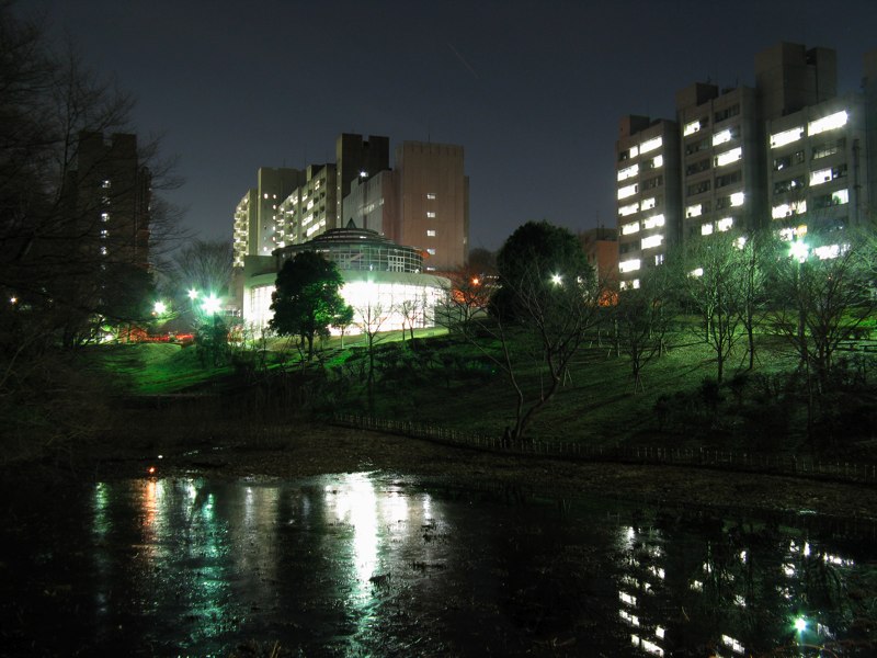 Tokyo Institute of Technology at night