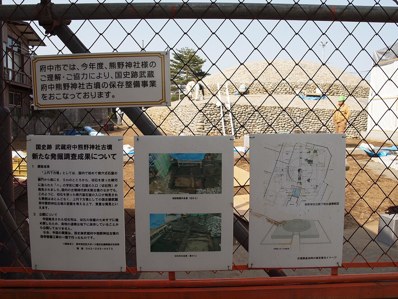 武蔵府中熊野神社古墳 2009.03.21