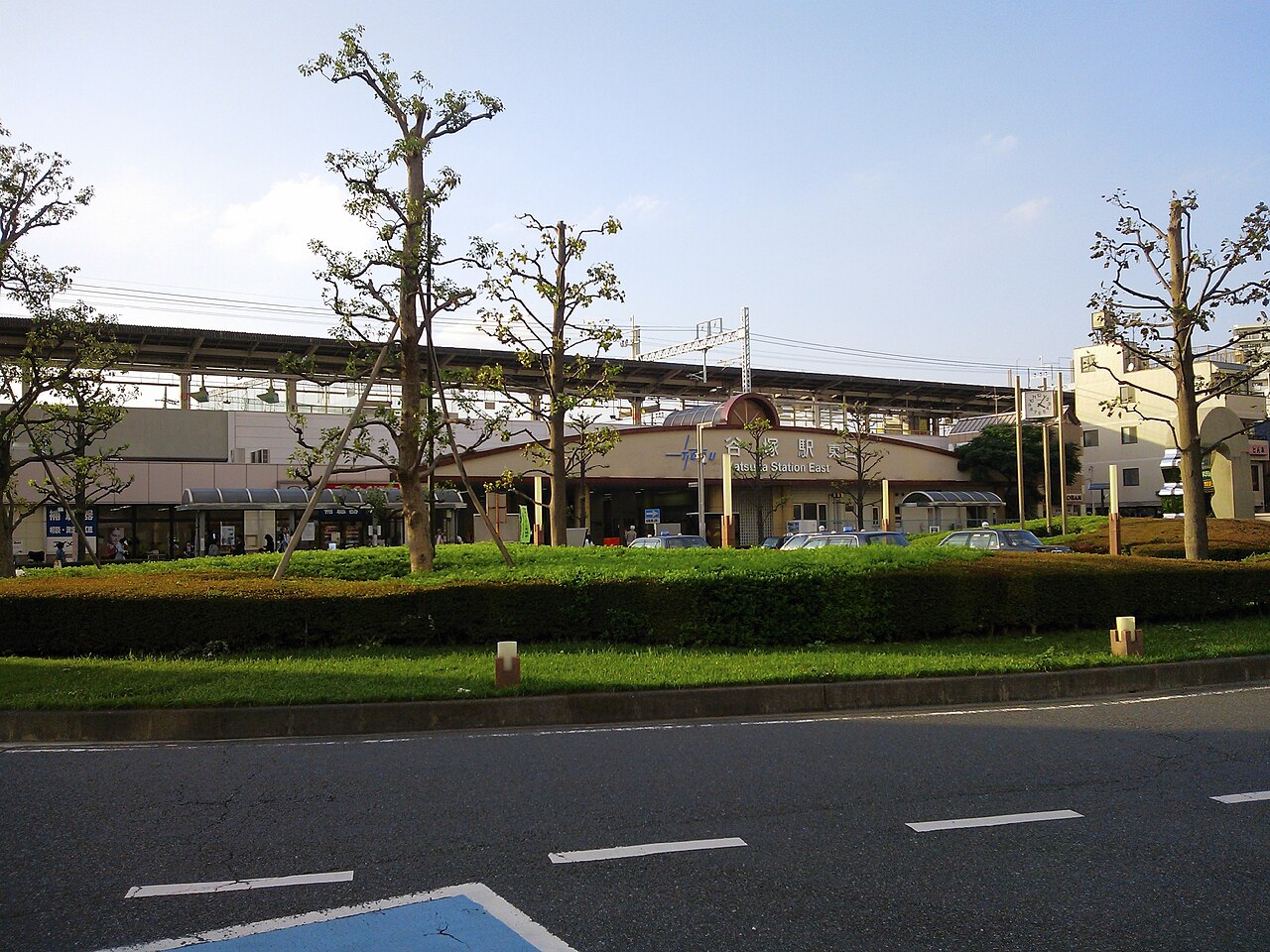 谷塚駅東口(2017年9月)