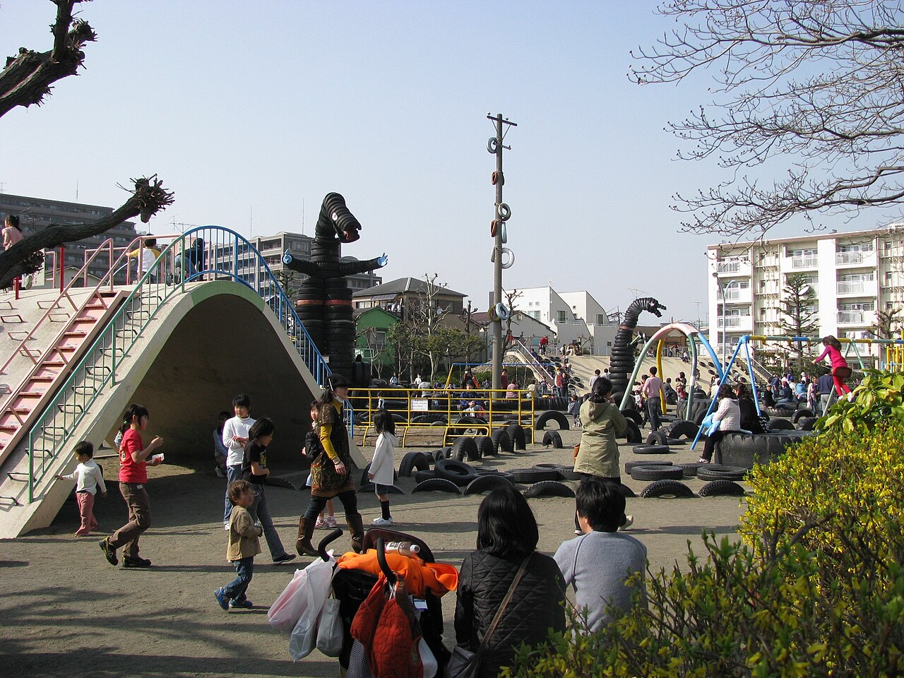 The Tires Park. This located is in Ota, Tokyo, Japan.